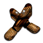 Bronze Snake Print Muay Thai Shin Guard