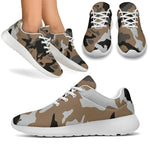 Brown And Black Camouflage Print Sport Shoes GearFrost