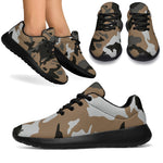 Brown And Black Camouflage Print Sport Shoes GearFrost