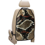 Brown And Black Snakeskin Print Car Seat Organizers