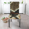 Brown And Black Snakeskin Print Dining Chair Slipcover