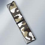 Brown And White Camouflage Print Car Sun Shade GearFrost