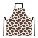 Brown And White Cow Print Apron