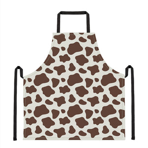 Brown And White Cow Print Apron