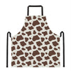 Brown And White Cow Print Apron