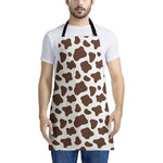 Brown And White Cow Print Apron