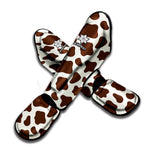 Brown And White Cow Print Muay Thai Shin Guard