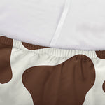 Brown And White Cow Print Sofa Cover