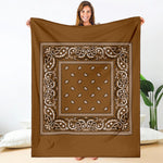 Brown Bandana Blanket