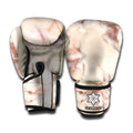 Brown Beige Marble Print Boxing Gloves