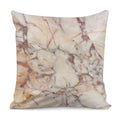 Brown Beige Marble Print Pillow Cover
