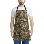 Brown Camouflage Print Apron