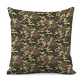 Brown Camouflage Print Pillow Cover