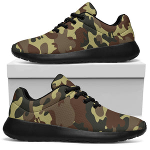 Brown Camouflage Print Sport Shoes GearFrost