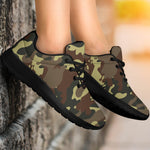 Brown Camouflage Print Sport Shoes GearFrost