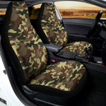 Brown Camouflage Print Universal Fit Car Seat Covers