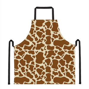 Brown Cow Print Apron