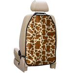 Brown Cow Print Car Seat Organizers
