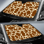 Brown Cow Print Car Sun Shade GearFrost