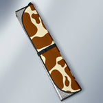 Brown Cow Print Car Sun Shade GearFrost