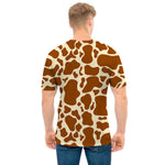 Brown Cow Print Men's T-Shirt