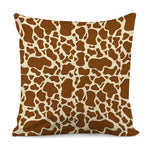Brown Cow Print Pillow Cover