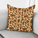 Brown Cow Print Pillow Cover