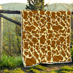 Brown Cow Print Quilt