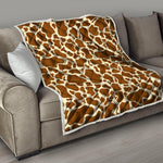 Brown Cow Print Quilt