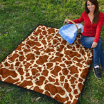 Brown Cow Print Quilt