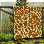 Brown Cow Print Quilt