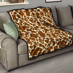 Brown Cow Print Quilt