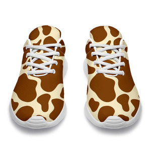 Brown Cow Print Sport Shoes GearFrost