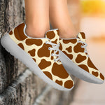 Brown Cow Print Sport Shoes GearFrost