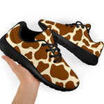 Brown Cow Print Sport Shoes GearFrost