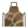 Brown Giraffe Print Apron