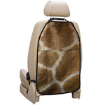 Brown Giraffe Print Car Seat Organizers