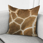 Brown Giraffe Print Pillow Cover
