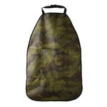 Brown Green Camouflage Print Car Seat Organizers