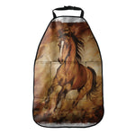 Brown Horse Painting Print Car Seat Organizers
