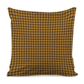 Brown Houndstooth Pattern Print Pillow Cover