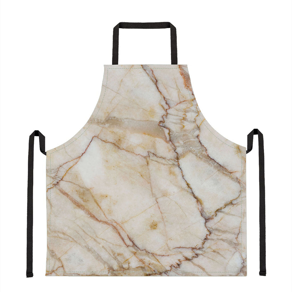 Brown Marble Print Apron