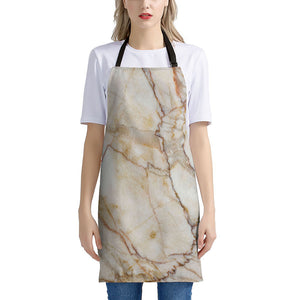 Brown Marble Print Apron