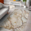 Brown Marble Print Floor Mat
