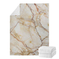 Brown Marble Print Blanket