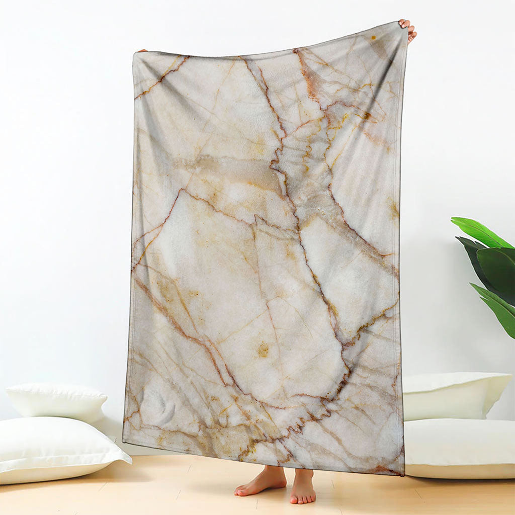 Brown Marble Print Blanket