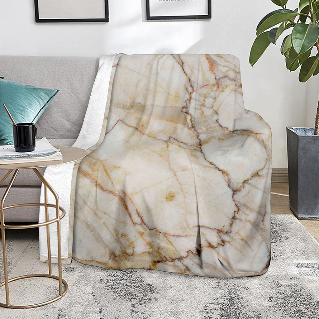 Brown Marble Print Blanket