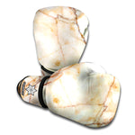 Brown Marble Print Boxing Gloves