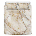 Brown Marble Print Duvet Cover Bedding Set