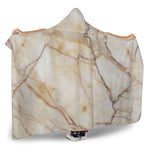 Brown Marble Print Hooded Blanket